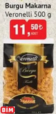 VERONELLİ BURGU MAKARNA